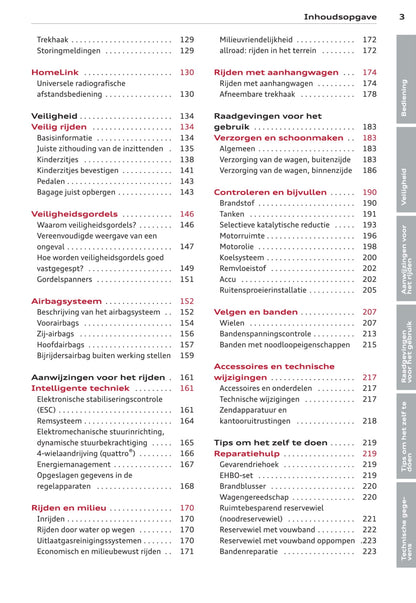 2011-2015 Audi A4/A4 Avant/A4 allroad/S4/S4 Avant Owner's Manual | Dutch