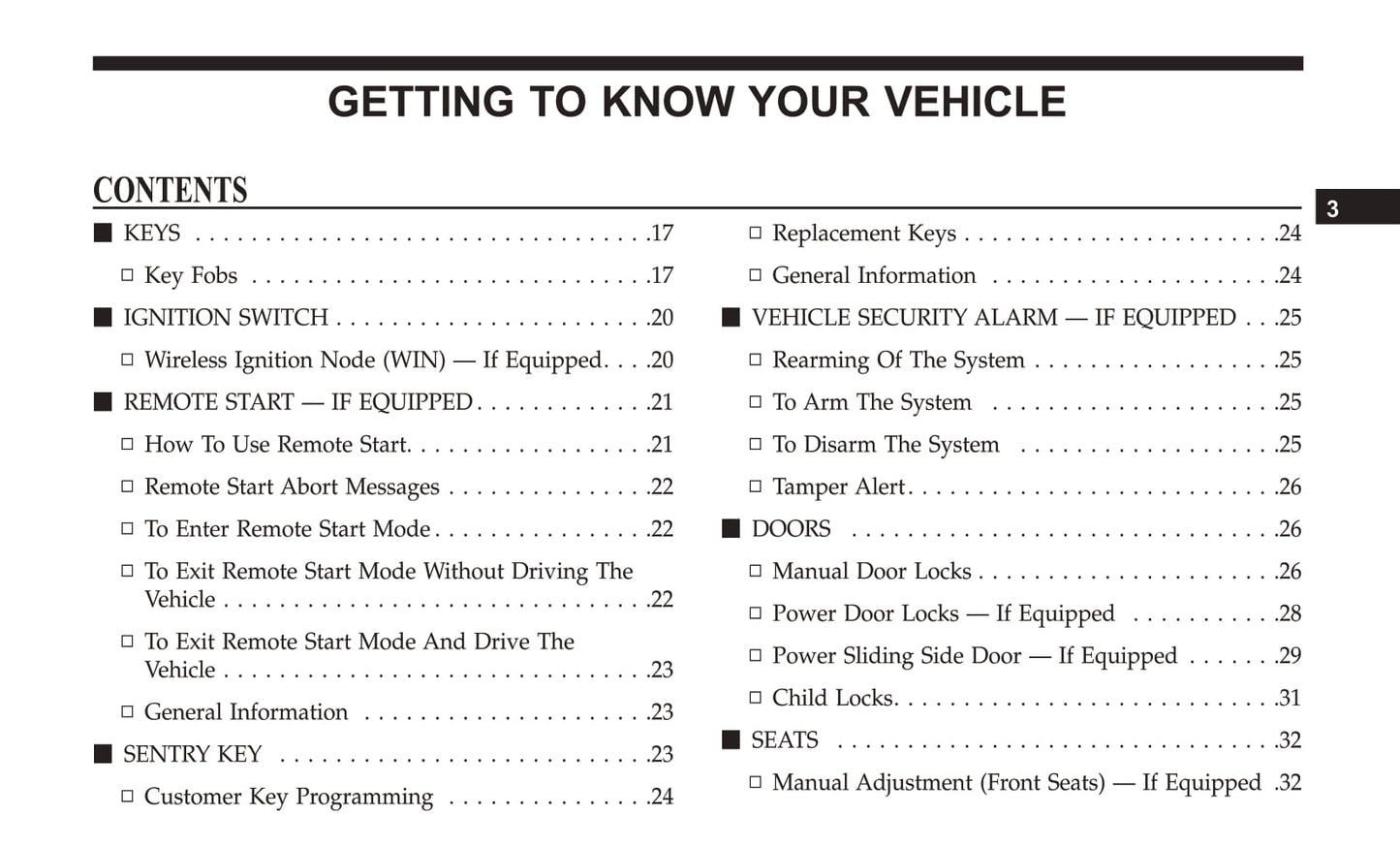 2018 Dodge Grand Caravan Owner's Manual | English