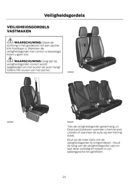 2020 Ford Transit Custom Gebruikershandleiding | Nederlands