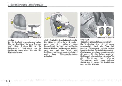 2007-2008 Kia Carens Owner's Manual | German