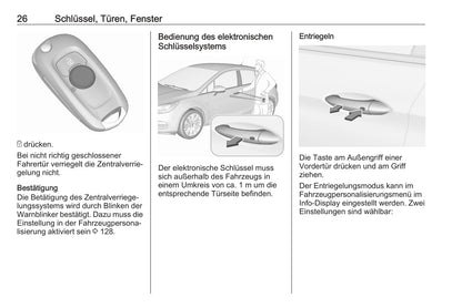 2020-2021 Opel Astra Owner's Manual | German