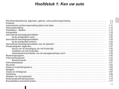 2008-2009 Renault Modus/Grand Modus Gebruikershandleiding | Nederlands