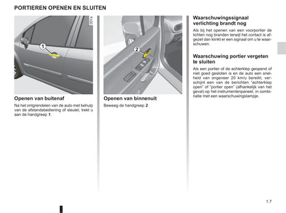 2008-2009 Renault Modus/Grand Modus Gebruikershandleiding | Nederlands