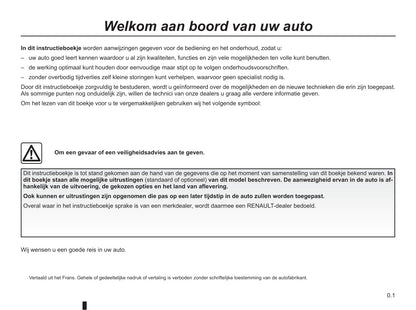 2016-2020 Renault Scenic Manuel du propriétaire | Néerlandais