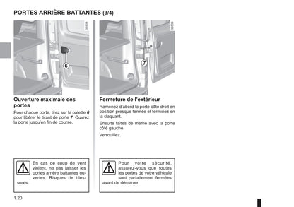 2018-2019 Renault Trafic Gebruikershandleiding | Frans