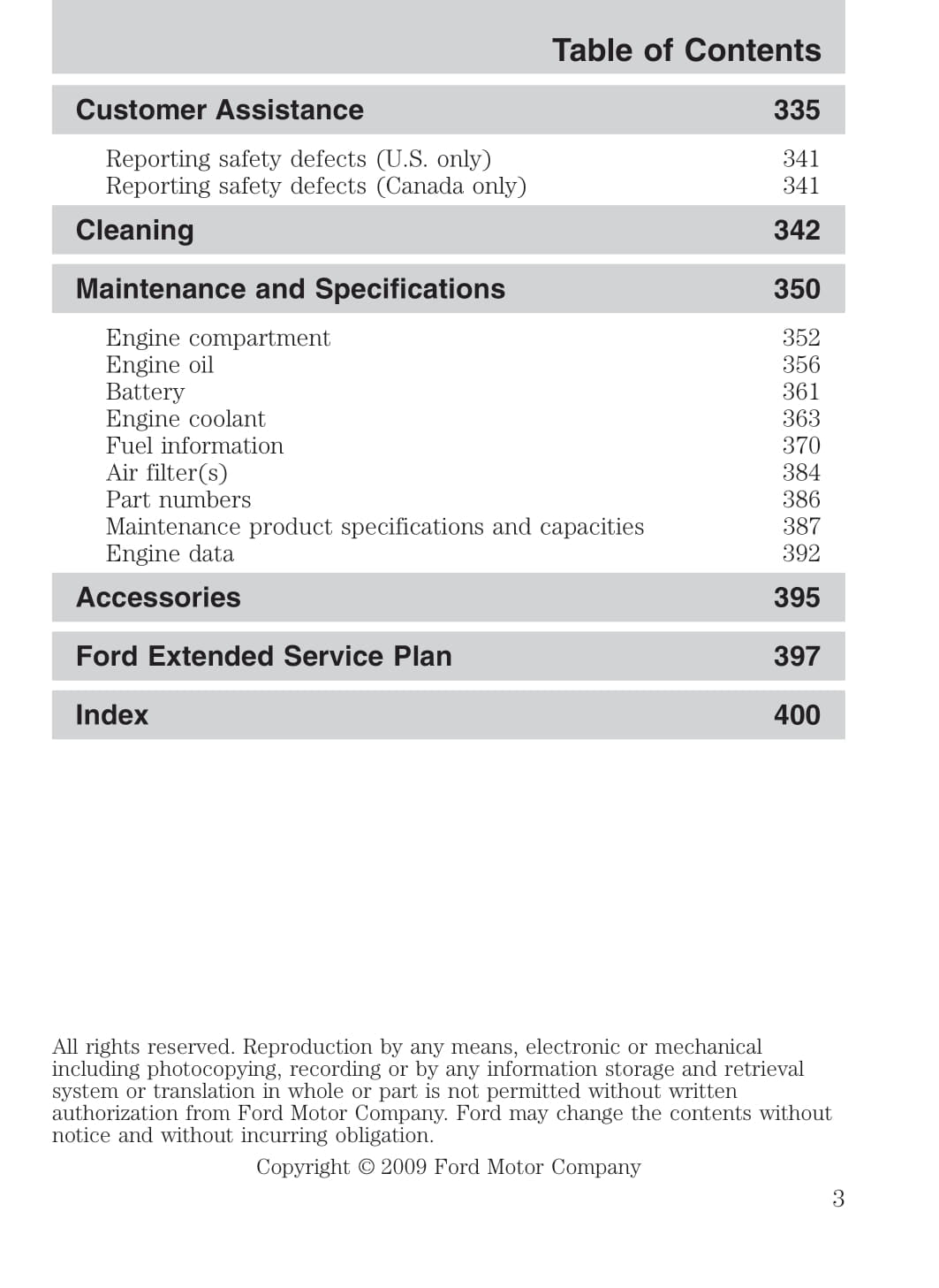 2010 Ford Explorer Owner's Manual | English