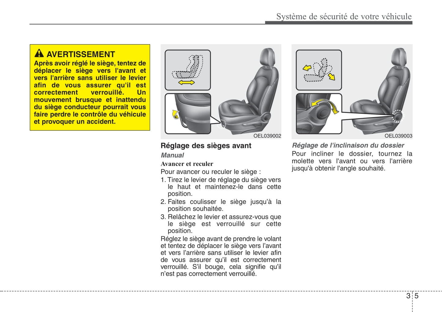 2010-2013 Hyundai ix35 Manuel du propriétaire | Français