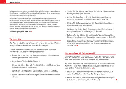 2008-2009 Seat Altea Owner's Manual | German