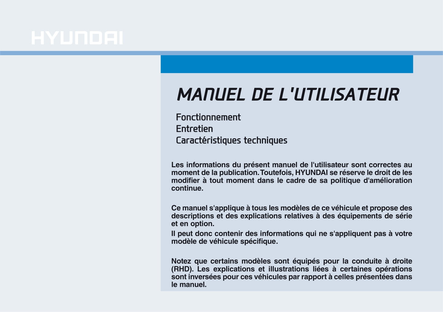 2017-2019 Hyundai i30 Manuel du propriétaire | Français