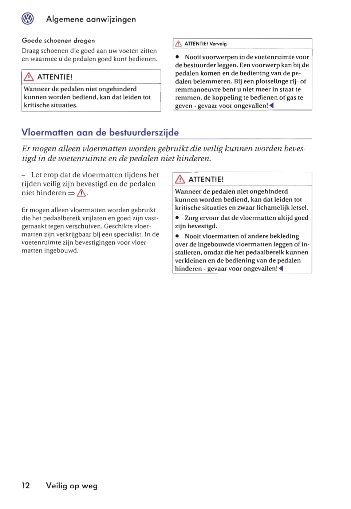 2009-2016 Volkswagen Caravelle/Multivan/Transporter Gebruikershandleiding | Nederlands