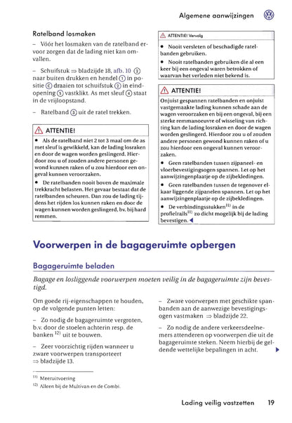 2009-2016 Volkswagen Caravelle/Multivan/Transporter Gebruikershandleiding | Nederlands