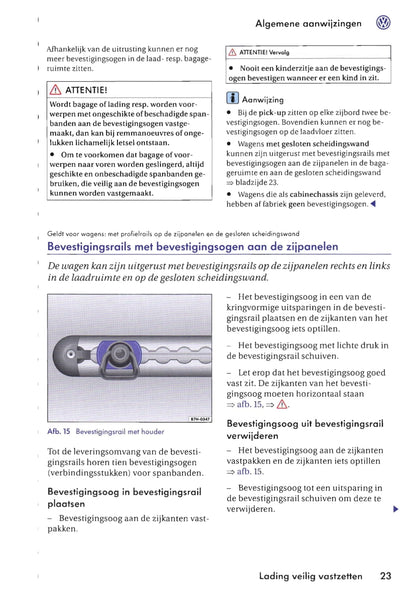 2009-2016 Volkswagen Caravelle/Multivan/Transporter Gebruikershandleiding | Nederlands