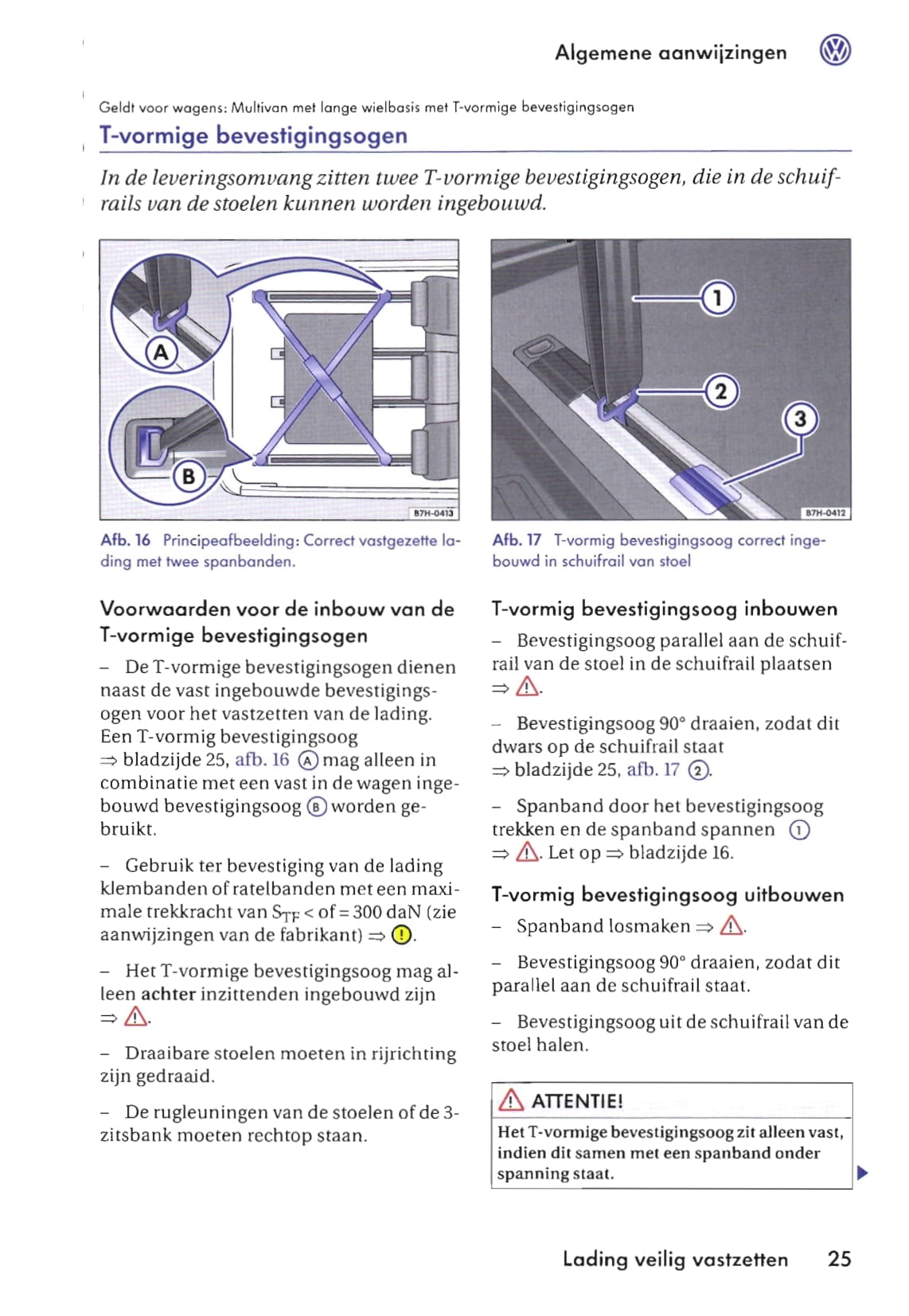 2009-2016 Volkswagen Caravelle/Multivan/Transporter Gebruikershandleiding | Nederlands