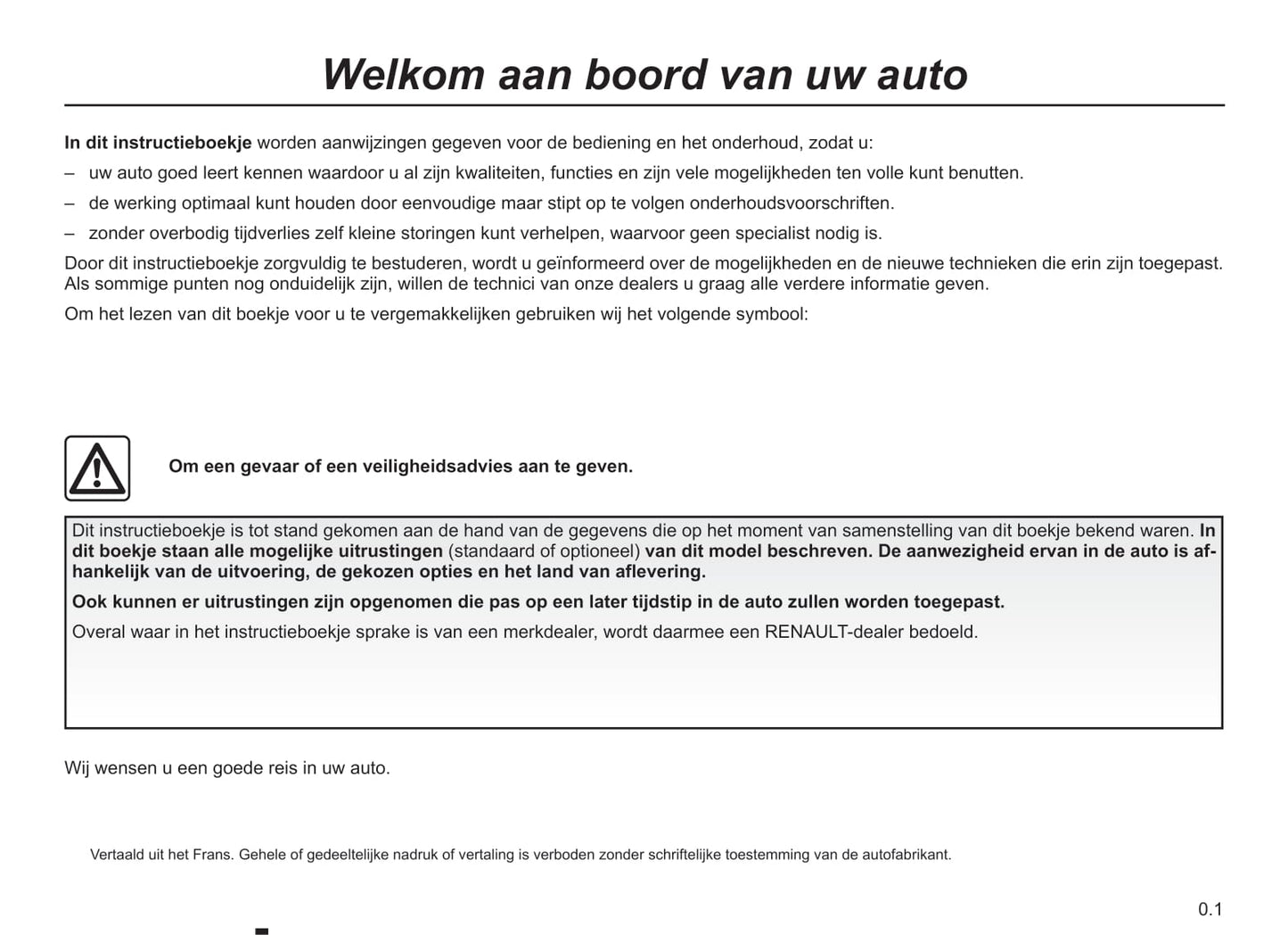 2014-2019 Renault Master Manuel du propriétaire | Néerlandais