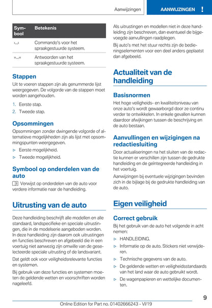 2019 BMW 2 Series Owner's Manual | Dutch