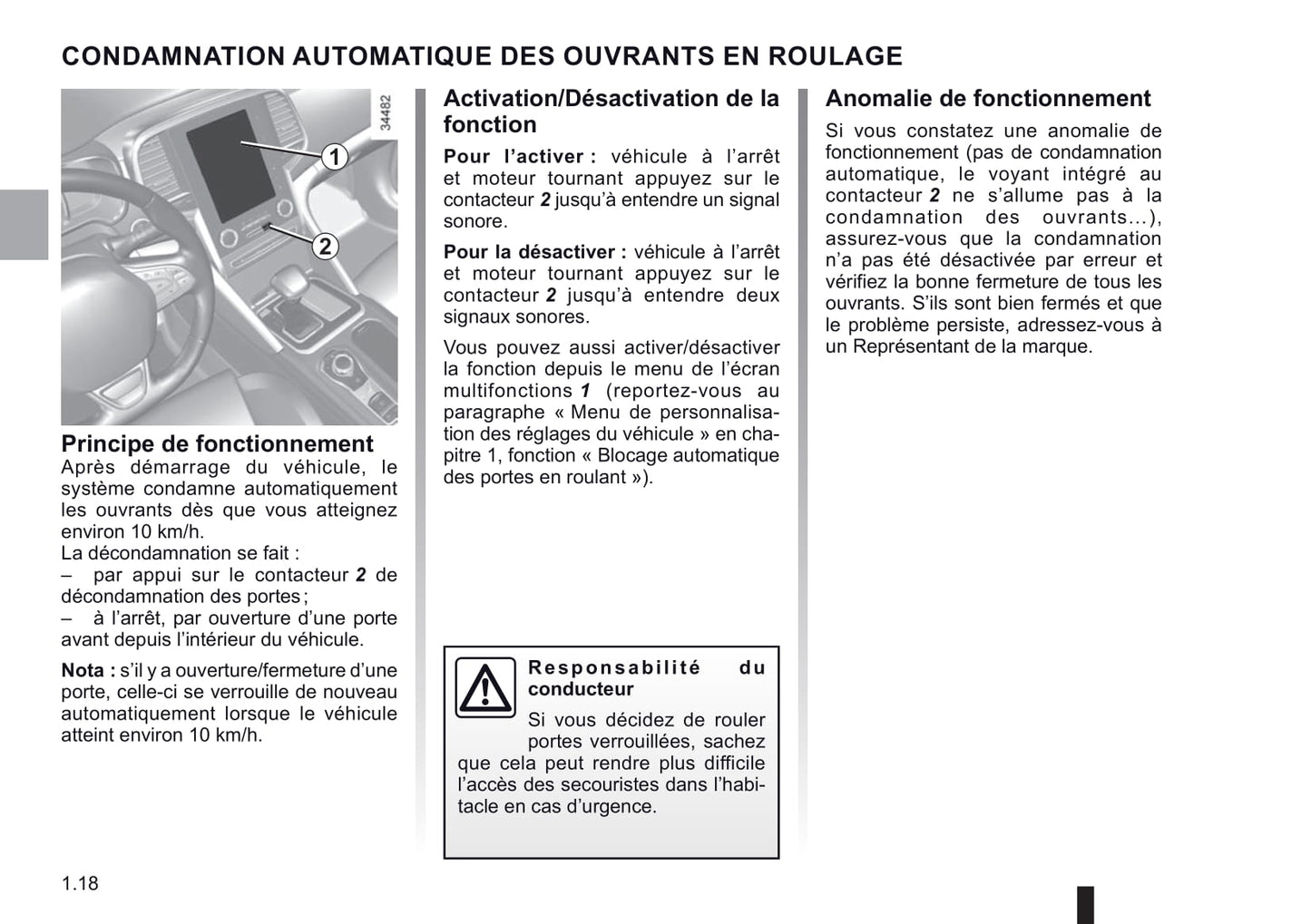 2016-2020 Renault Talisman Manuel du propriétaire | Français