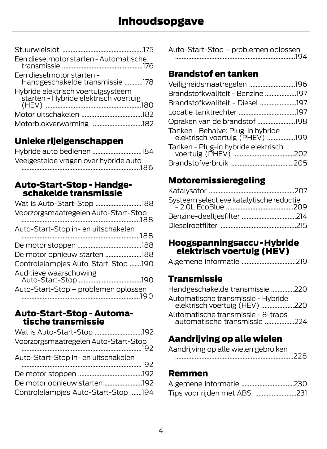 2021-2023 Ford Galaxy / S-Max Gebruikershandleiding | Nederlands