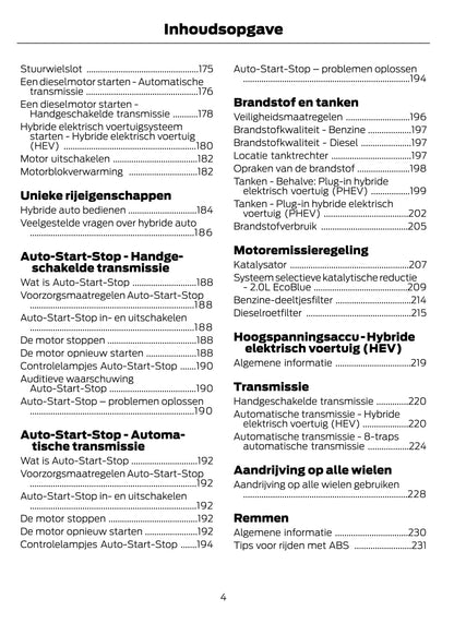 2021-2023 Ford Galaxy / S-Max Gebruikershandleiding | Nederlands