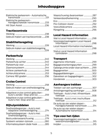 2021-2023 Ford Galaxy / S-Max Gebruikershandleiding | Nederlands