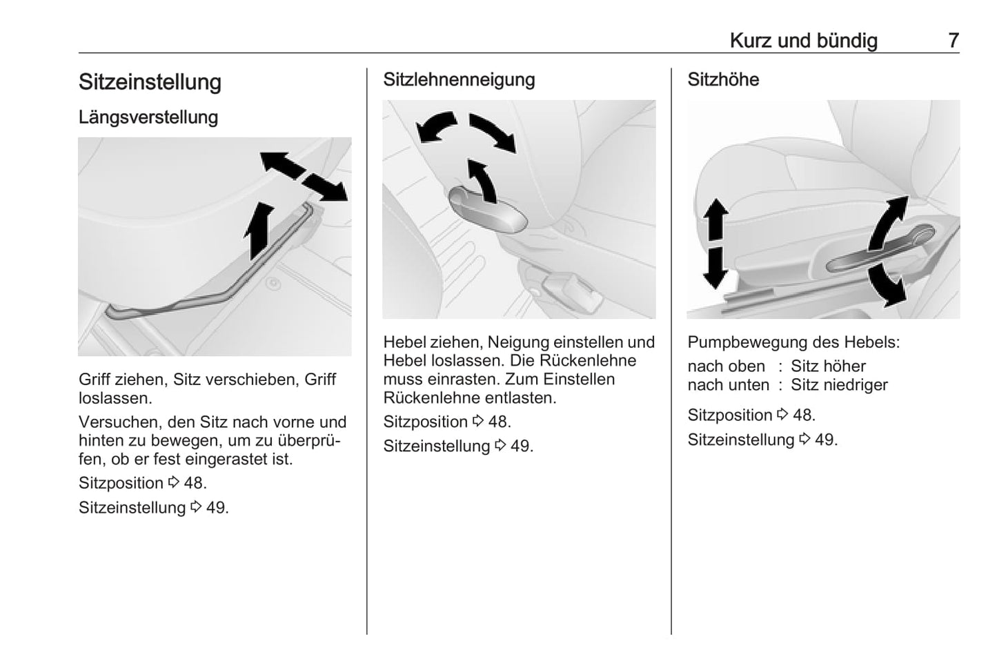 2019 Opel Vivaro Owner's Manual | German