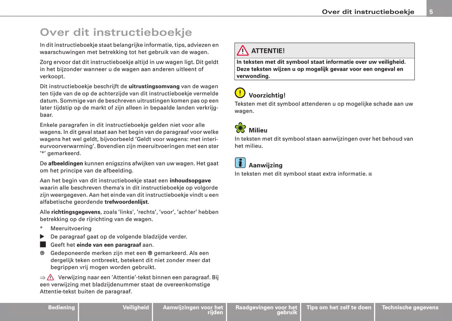 2006-2009 Audi Q7 Gebruikershandleiding | Nederlands