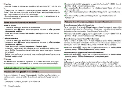 2018-2019 Skoda Rapid Owner's Manual | Spanish