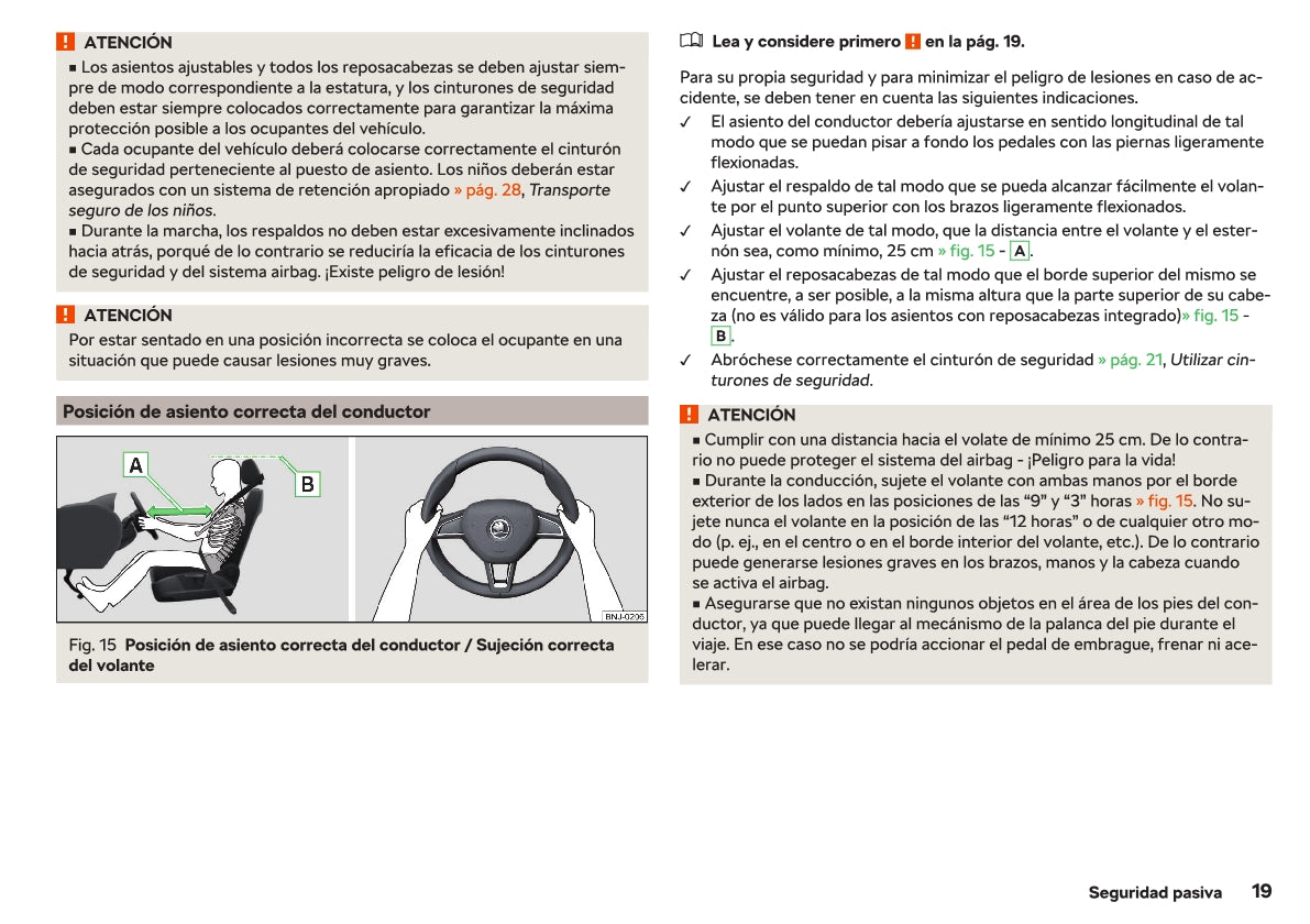 2018-2019 Skoda Rapid Owner's Manual | Spanish