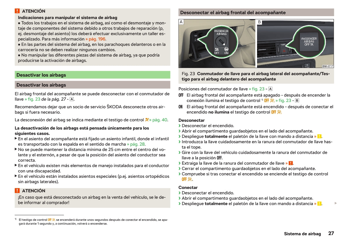 2018-2019 Skoda Rapid Owner's Manual | Spanish