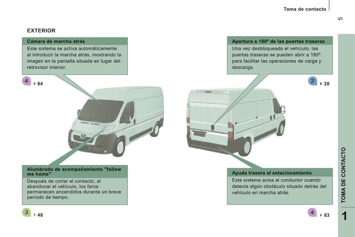 2013-2014 Peugeot Boxer Owner's Manual | Spanish