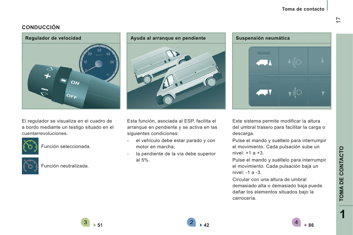 2013-2014 Peugeot Boxer Owner's Manual | Spanish