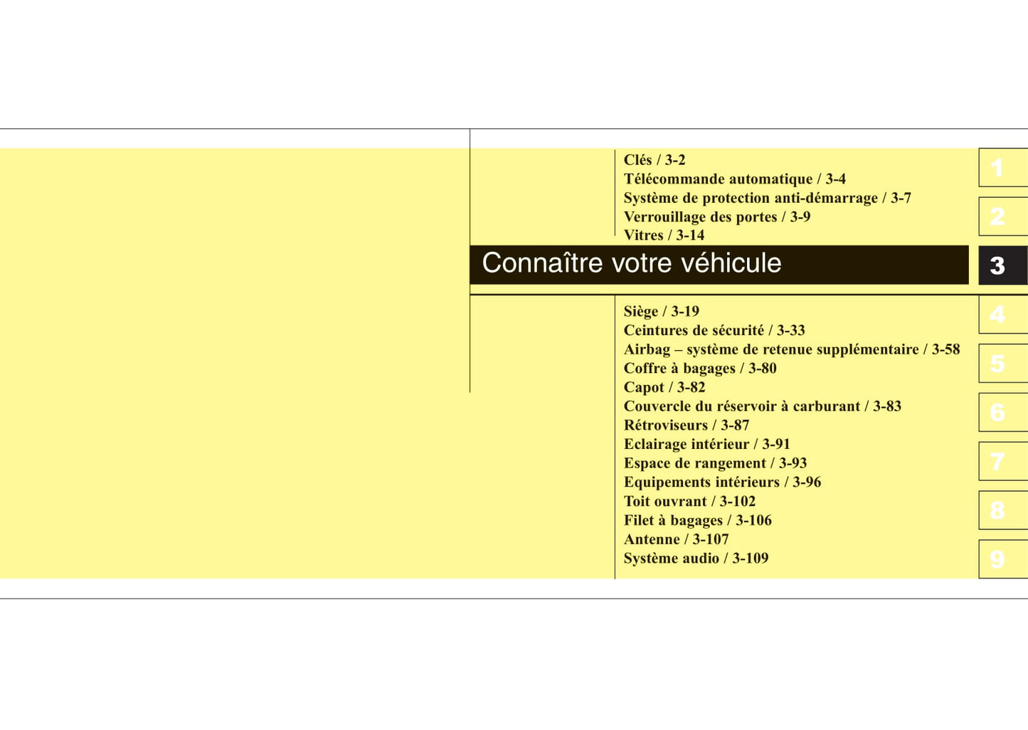 2007-2008 Kia Cerato Owner's Manual | French