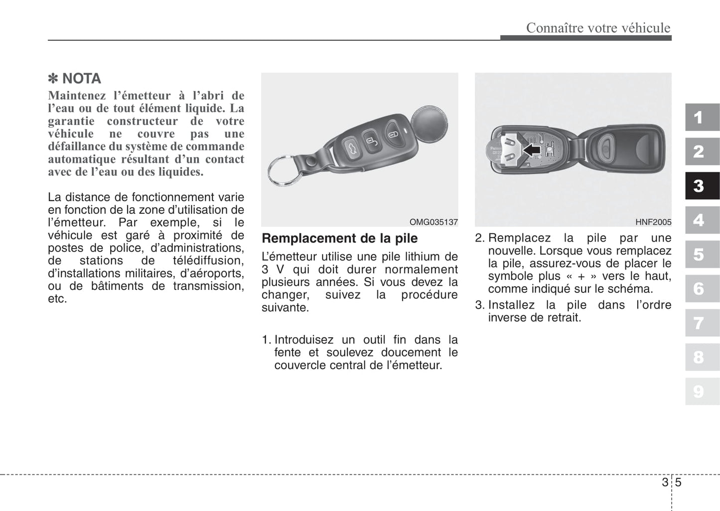 2007-2008 Kia Cerato Owner's Manual | French