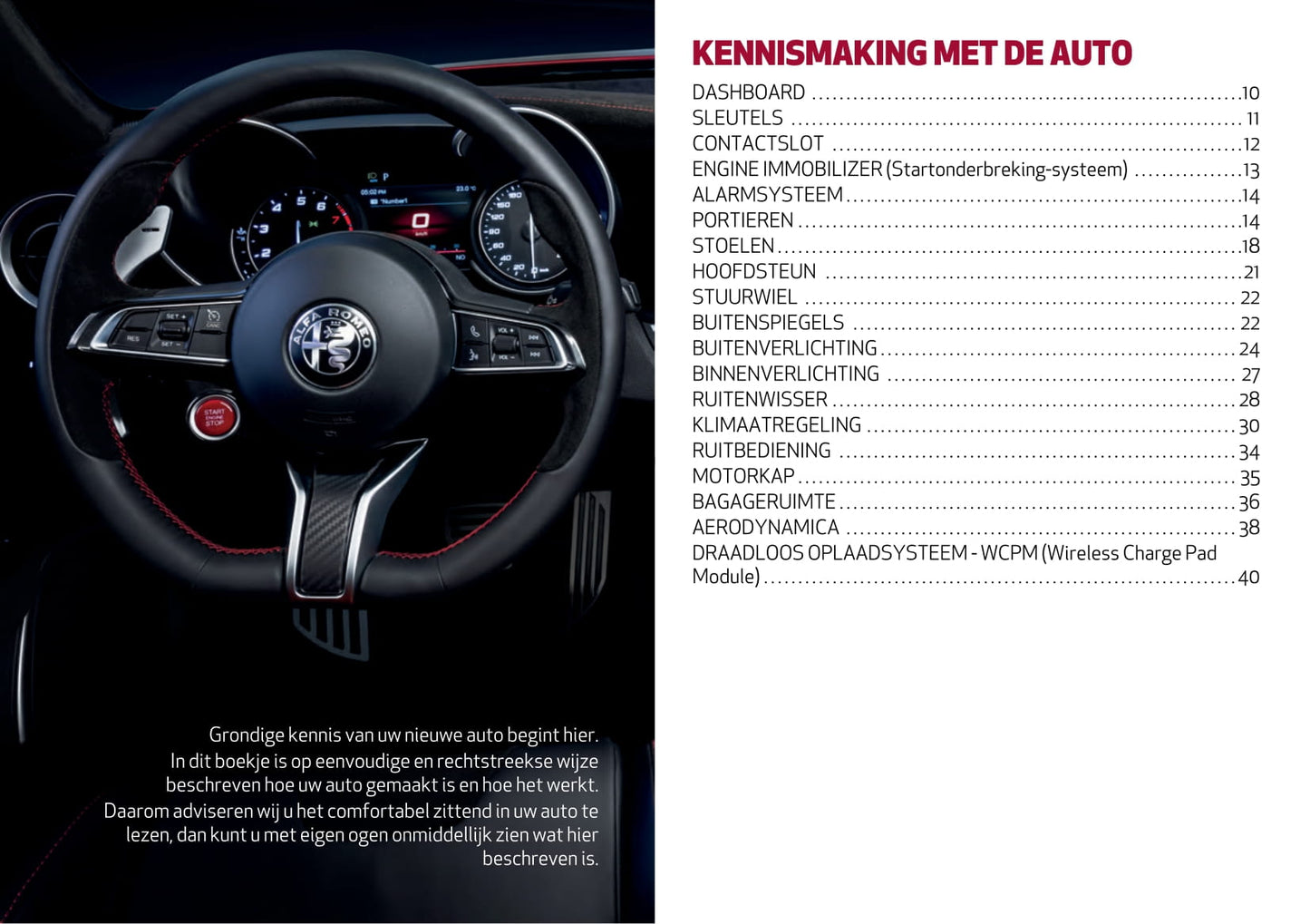 2022-2023 Alfa Romeo Giulietta Gebruikershandleiding | Nederlands