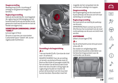 2022-2023 Alfa Romeo Giulietta Gebruikershandleiding | Nederlands