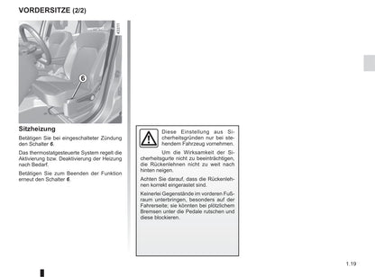 2018-2020 Dacia Duster Owner's Manual | German
