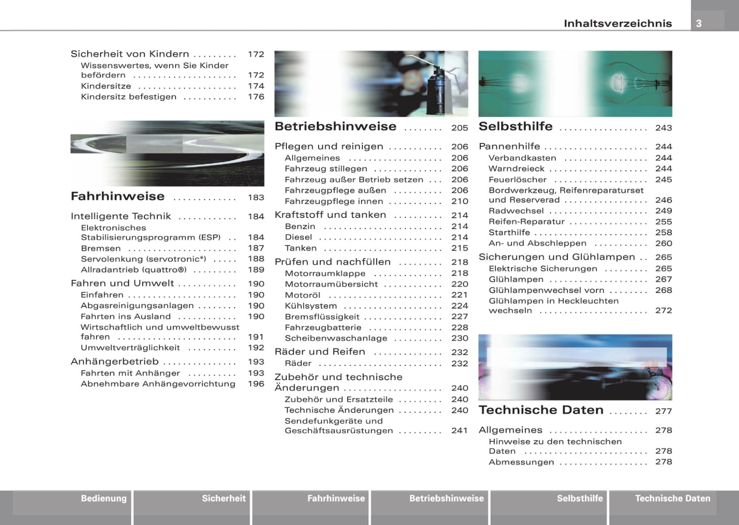 2005-2008 Audi A4 Manuel du propriétaire | Allemand