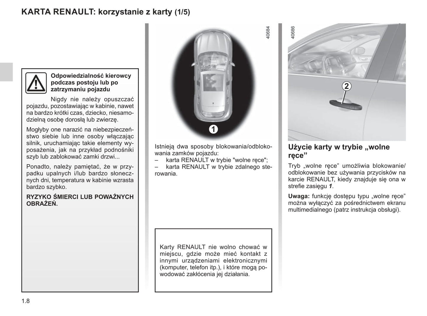 2016-2020 Renault Mégane Manuel du propriétaire | Polonais