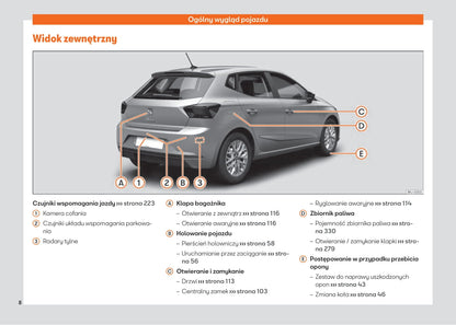 2021-2022 Seat Ibiza Owner's Manual | Polish