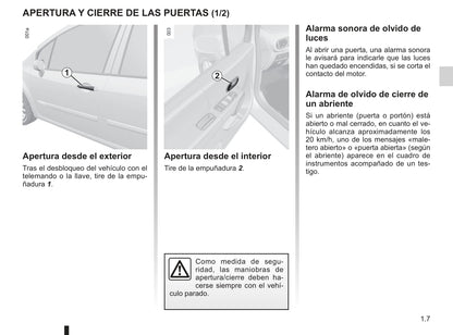 2008-2012 Renault Modus Manuel du propriétaire | Espagnol