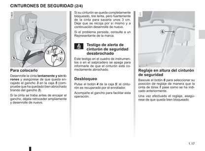 2008-2012 Renault Modus Manuel du propriétaire | Espagnol