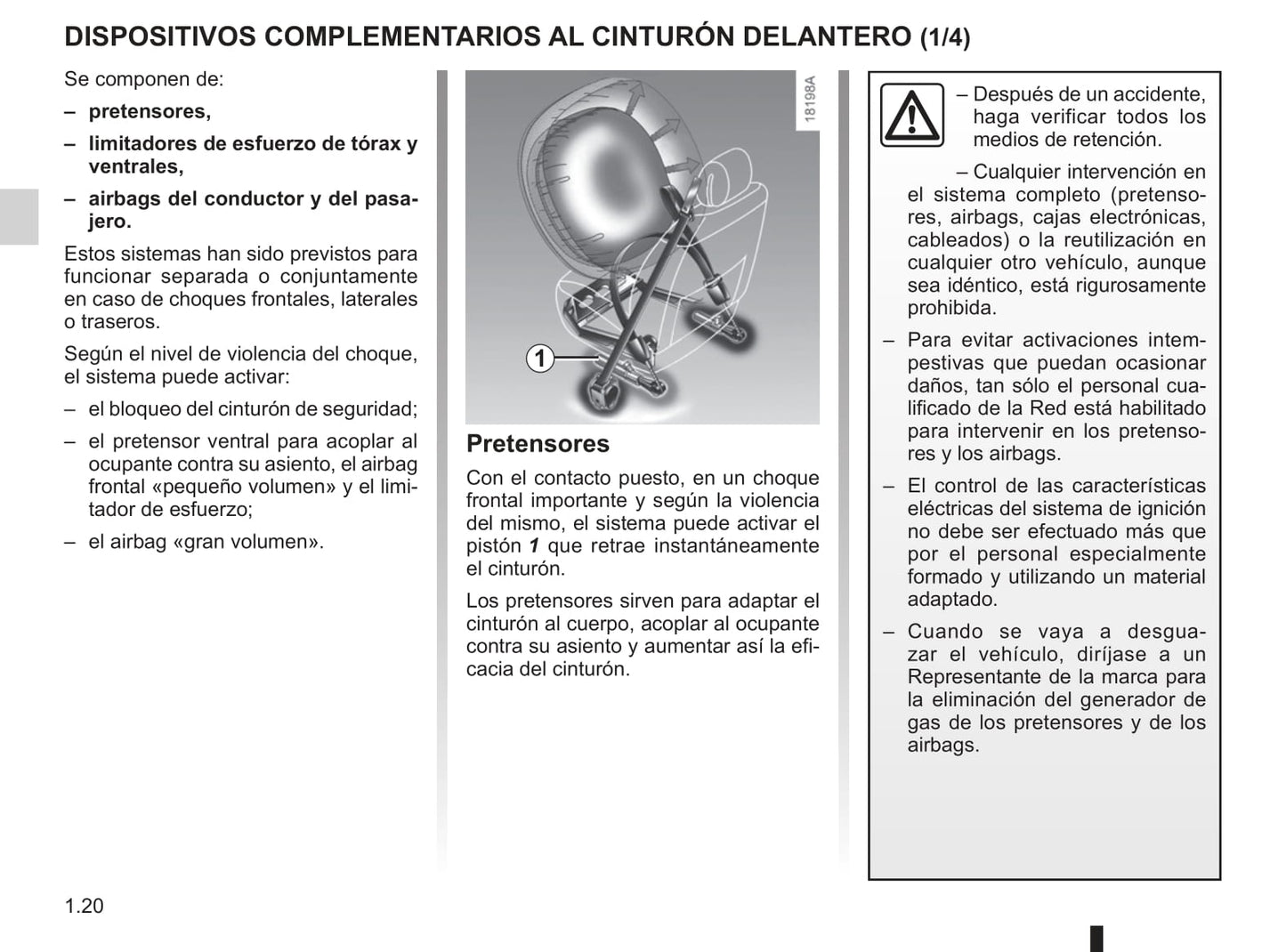 2012-2013 Renault Modus/Grand Modus Owner's Manual | Spanish