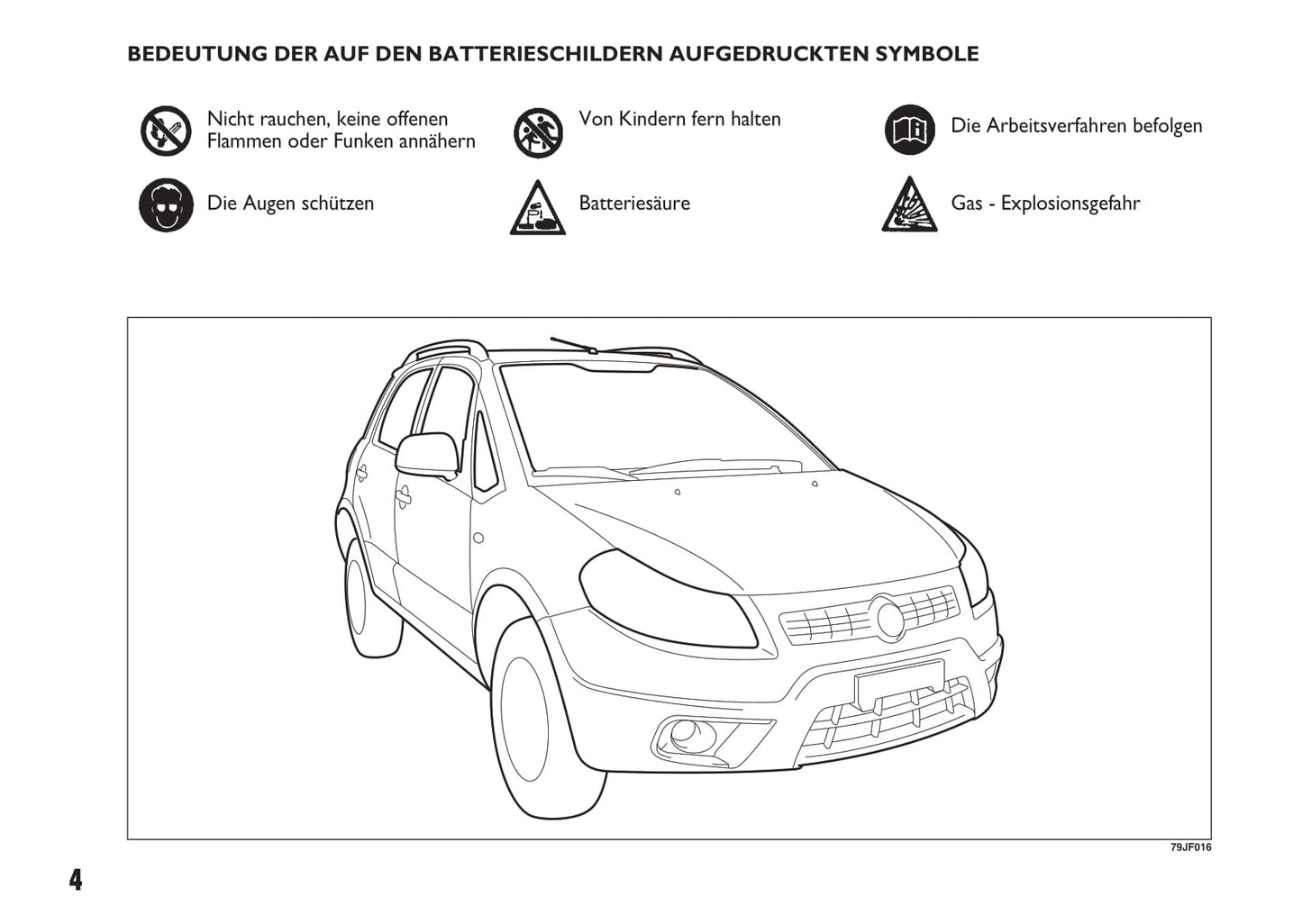 2010-2011 Fiat Sedici Owner's Manual | German