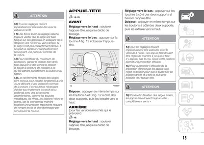 2016-2017 Fiat Punto Owner's Manual | French