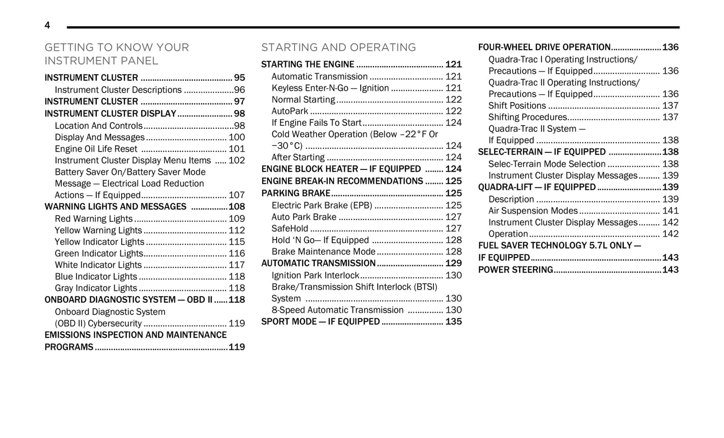 2021 Jeep Grand Cherokee L Owner's Manual | English