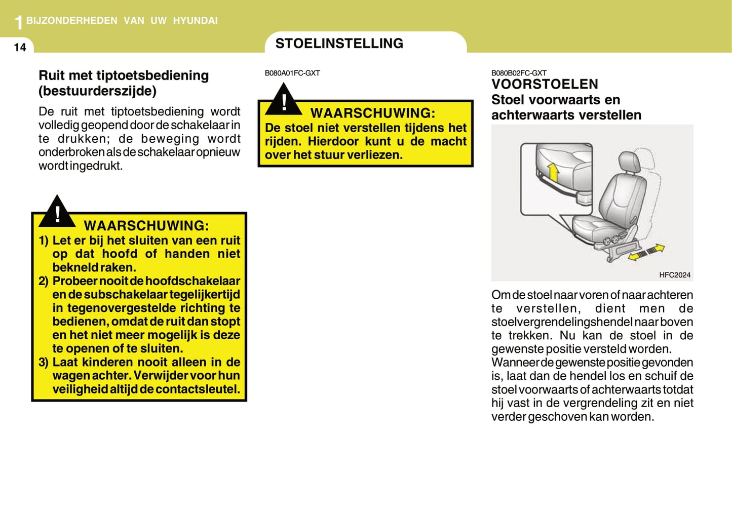 2006-2007 Hyundai Matrix Owner's Manual | Dutch