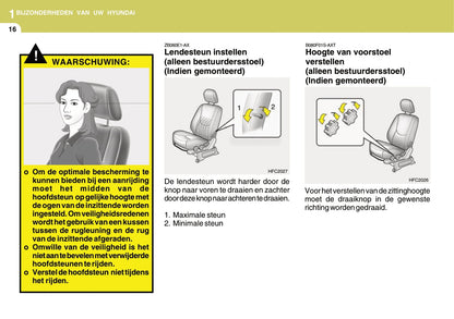 2006-2007 Hyundai Matrix Owner's Manual | Dutch