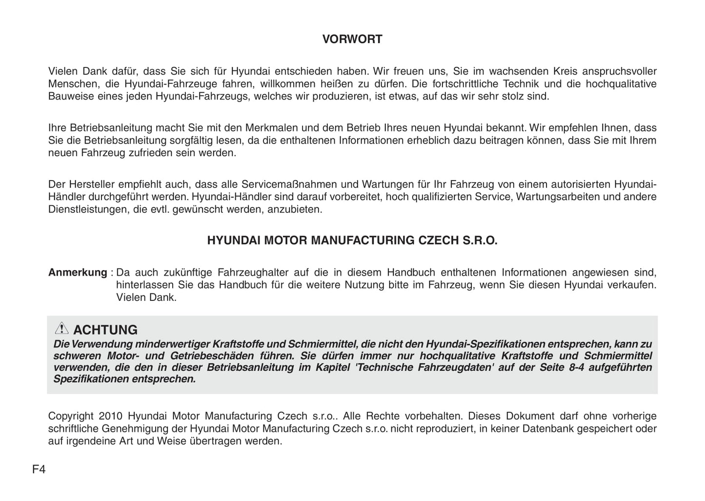 2010-2011 Hyundai i20 Gebruikershandleiding | Duits