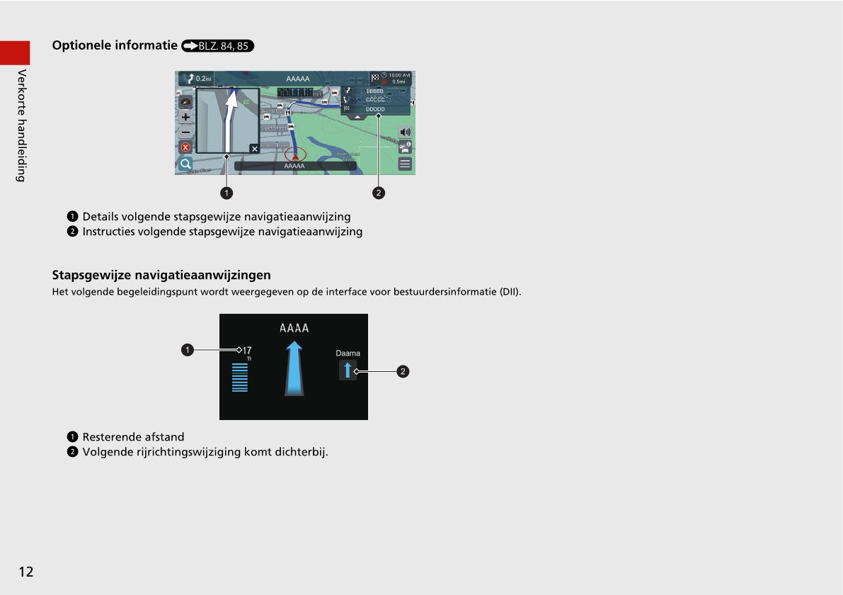 Honda HR-V E Navigatiesysteem Handleiding 2021 - 2023