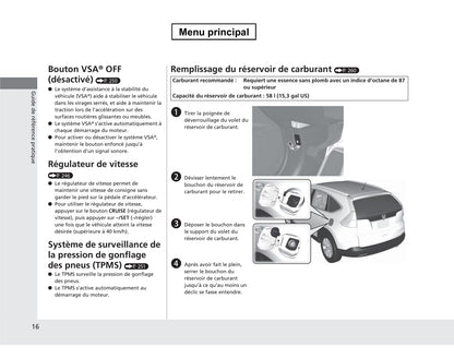 2012-2015 Honda CR-V Manuel du propriétaire | Français