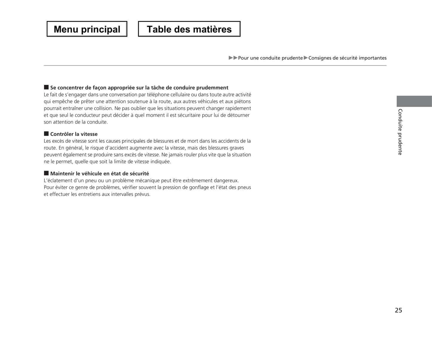 2012-2015 Honda CR-V Manuel du propriétaire | Français